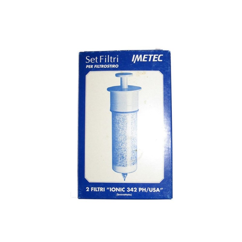 2x filtro Ionic 342 PH/USA per Filtrostiro Imetec