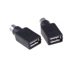 ADATTATORE DA USB FEMMINA A PS/2 MASCHIO PER MOUSE  nuovo