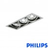 Philips BBX395 3x6LED TurnRound Gridlight Faretto Incasso 18W 25° 3000K
