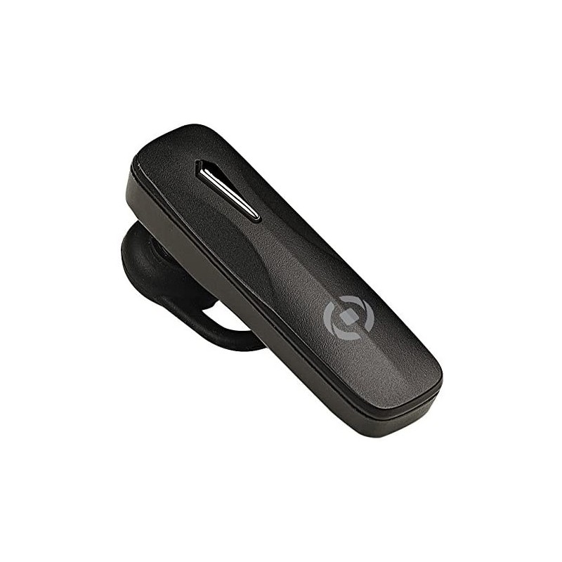 Celly BH10 Smart Audio Auricolare Bluetooth Utilizzabile su Entrambe le Orecchie, Chiamate e Musica, 3 Ore di Autonomia, Nero