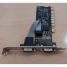 Scheda controller PCI a doppia porta seriale RS232  NUOVO