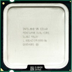 Processore Dual Core Intel Pentium E2160 SLA8Z 1.80GHz / 1M / 800 / 06  USATO