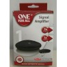 AMPLIFICATORE DI SEGNALE A 1 VIA - ONE FOR ALL SV 9510 Nero