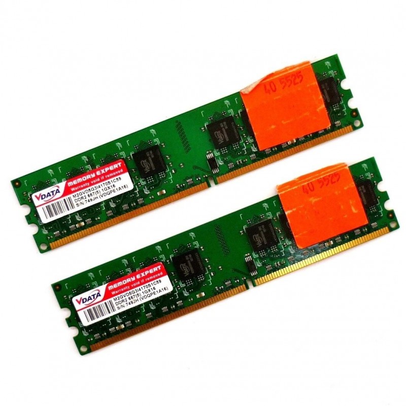 MEMORIA RAM - VDATA Memory Expert M2GVD5G3I41Q0I1C59  DDR2 667(5) 1GX16  USATO