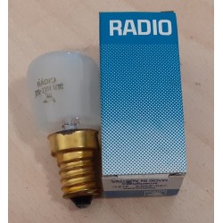 LAMPADINA RADIO  VELLE0SES 220-230V  1/2C  SMERIGLIATA  NUOVO