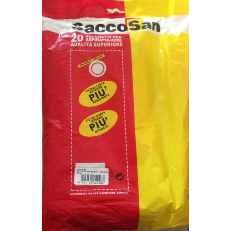 MisterVac Sacchetti Per Aspirapolvere Compatibili Con Rowenta RO 6831 EA – Confezione Da 10 Pezzi, Tessuto Non Tessuto A 5 Strati, Alta Filtrazione, Senza Plastica