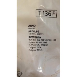 SACCHETTI ASPIRAPOLVERE MENALUX T136F COMPATIBILE CON VARI MODELLI DI ASPIRAPOLVERE (COD 06220) 10 PEZZI  NUOVO