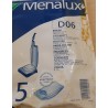 SACCHETTI ASPIRAPOLVERE MENALUX D06 COMPATIBILE CON VARI MODELLI DI ASPIRAPOLVERE (COD 062.18) 5 PEZZI  NUOVO