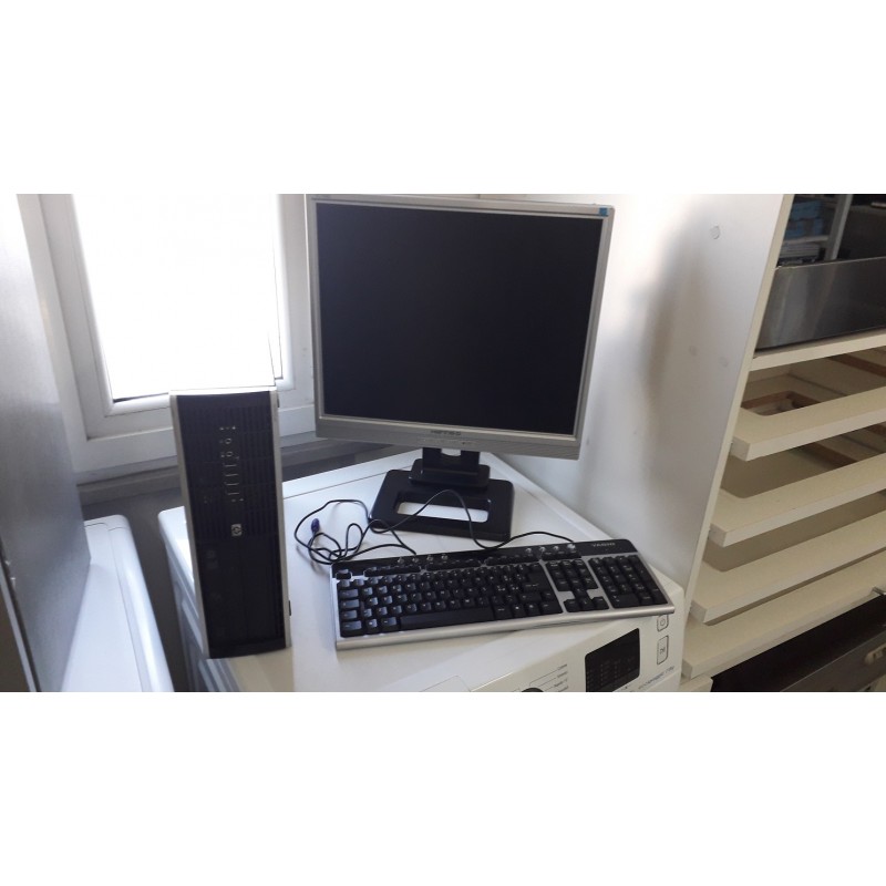 computer HP COMPAQ 8000 ELITE +monitor HANNS.G 19 pollici+tastiera