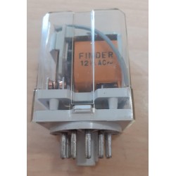 RELE' FINDER TYPE 60.13 10A 250V AC1 BS3955  PT3 1979 12V AC    NUOVO