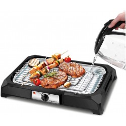 Aigostar Lava 31LDQ - Griglia senza fumo, griglia per barbecue elettrica interna compatta e portatile,nuovo