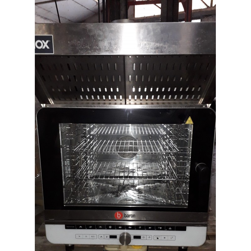 forno elettrico 6 teglie BARON tecnologia LAINOX,comandi touch-screen,programmabile ,sonda al cuore
