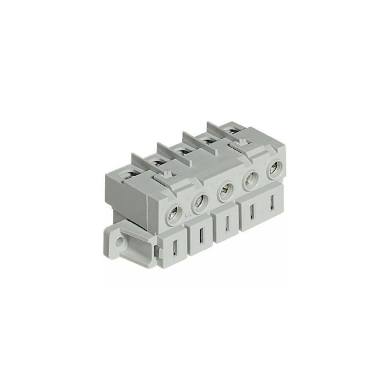 MORSETTIERA PLUG IN 5 POLI INTERBLOCCATA STANDARD - BTICINO CQ/M05