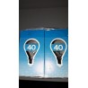 10 LAMPADINE RADIO 40W-220-230V E14 GOCCIA CHIARA