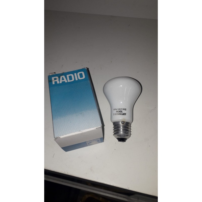 LAMPADINA KAPPA RADIO 100W 220-230V E27 FUNGO OPACO INCANDESCENZA