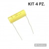 KIT 4 Pezzi ARCO CONDENSATORE PF 59000 2,5% 100V - L7