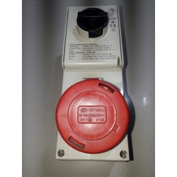 Ilme SQV 1664.5 - presa con interruttore di blocco, serie SQV, 3 poli + PE, 6 h (rosso), 16 A, 380 ÷ 415 V, usato