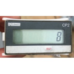 CONTATORE COUNTER CROUZET COUNTER 2231 P / N 87 610 04 LCD 8 DIGITS cifre mod SP2