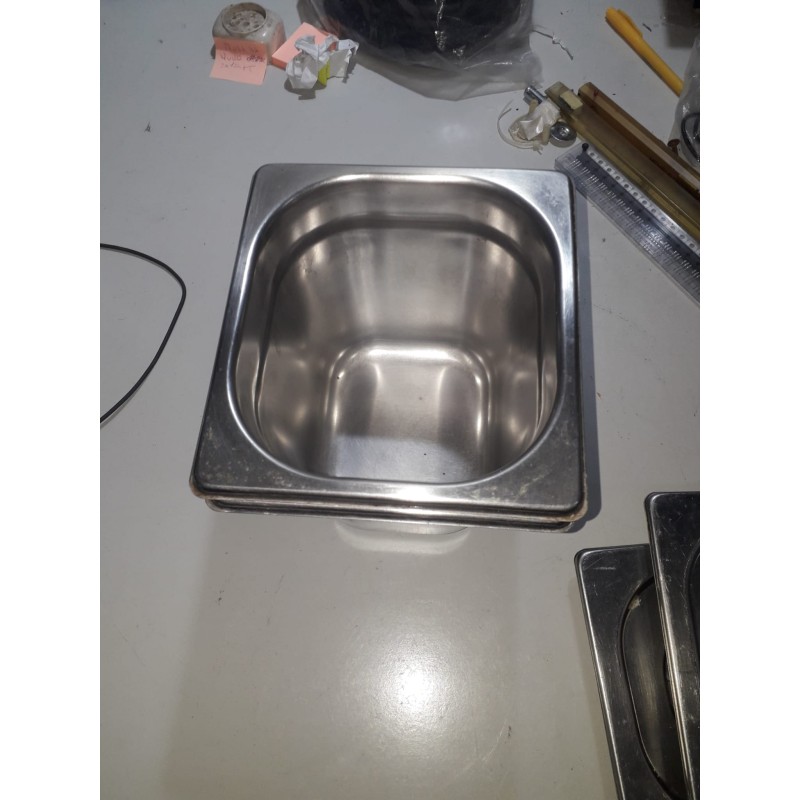Contenitore Gastronorm In Acciaio Inox - GN 1/3 Da 1,5 Litri, Profondità 40 Mm - Foto 1