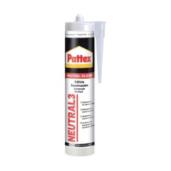 PATTEX Neutral3 Sigillante siliconico Neutro Edilizia 280 ml Trasparente