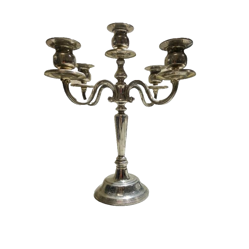 Candeliere Candelabro 5 Braccia in Ottone