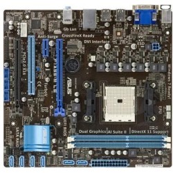 SCHEDA MADRE SOCKET FM1 ASUS F1A55- M LE + CPU AMD DUAL CORE A3400 + 8GB RAM