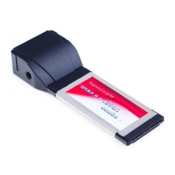 Adattatore ExpressCard/34 con 2 porte FireWire 400 e 1 porta USB2.0