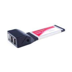 Adattatore ExpressCard/34 con 2 porte FireWire 400 e 1 porta USB2.0