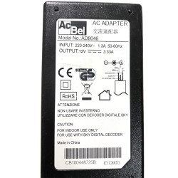 Alimentatore SKY Originale AD8046 ACBel-12V-3.33A per My Sky e Sky HD