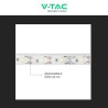 V-TAC VT-2835 STRISCIA LED 6W SMD 60 LED PANNELLO SOLARE E TELECOMANDO