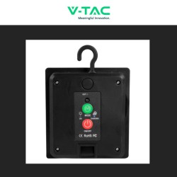 V-TAC VT-2835 STRISCIA LED 6W SMD 60 LED PANNELLO SOLARE E TELECOMANDO
