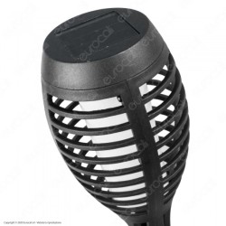 V-TAC VT-724 4 LAMPADE LED 1W DA GIARDINO IP44 RICARICABILI CON PANNELLO SOLARE