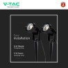 V-TAC VT-11031 2 LAMPADE LED COB DA GIARDINO 2X1,2W IP65 CON PANNELLO SOLARE