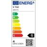 V-TAC VT-2272 LAMPADINA LED E27 4W B125 FILAMENTO SPIRALE IN VETRO AMBRATO