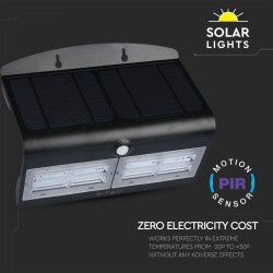 LAMPADA LED CON SENSORE E PANNELLO SOLARE V-TAC VT-767-7 7W IP65
