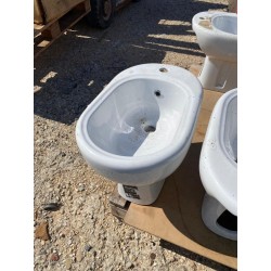 Bidet a terra Ceramica Bianco