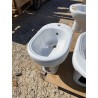 Bidet a terra Ceramica Bianco
