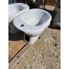 Bidet a terra Ceramica Bianco