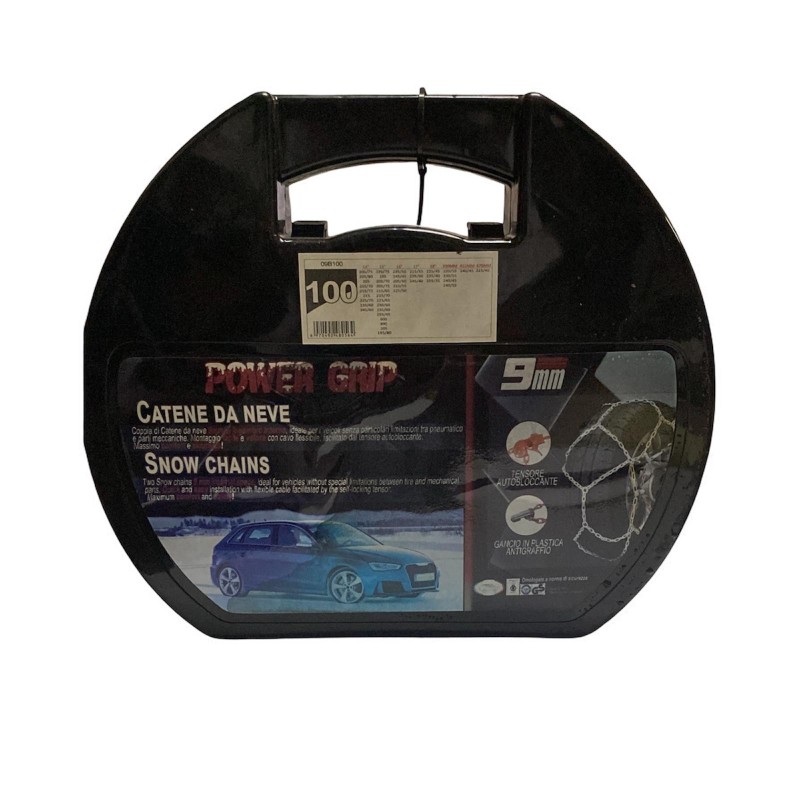 CATENE DA NEVE POWER GRIP gruppo 100 9mm