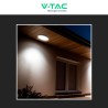 V-TAC VT-8630 PLAFONIERA LED ROTONDA 36W SMD IP44 COLORE NERO