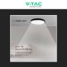 V-TAC VT-8630 PLAFONIERA LED ROTONDA 36W SMD IP44 COLORE NERO