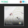 V-TAC PRO VT-81004 PLAFONIERA LED ROTONDA 15W SMD CHIP SAMSUNG SENSORE PIR MOVIMENTO CREPUSCOLARE IP44 COLORE BIANCO