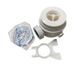 SIFONE PER PIATTO DOCCIA FORO Ø 40-14,5 CON TAPPO INOX