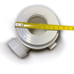 SIFONE PER PIATTO DOCCIA FORO Ø 40-14,5 CON TAPPO INOX