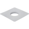 Geberit Accessori - Piastra di collegamento con copertura protettiva, rivestimento in PVC 388.124.28.1