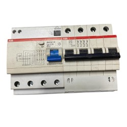 Interruttore magnetotermico differenziale ABB S204 C63 DDA204 AC. 0,3A