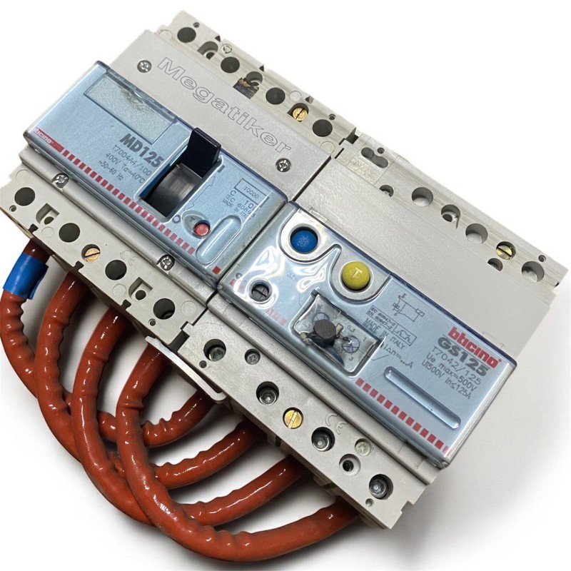 BTICINO MEGATIKER MD125-GS125 Interruttore magnetotermico con differenziale integrato