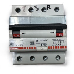 interruttore magnetotermico differenziale Bticino G8843/25A C25 400V 0,03A