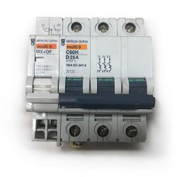 MERLIN GERIN multi 9 C60H D 25A MX+OF interruttore magnetotermico
