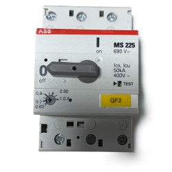 Interruttore Salvamotore ABB MS225 1,00A
